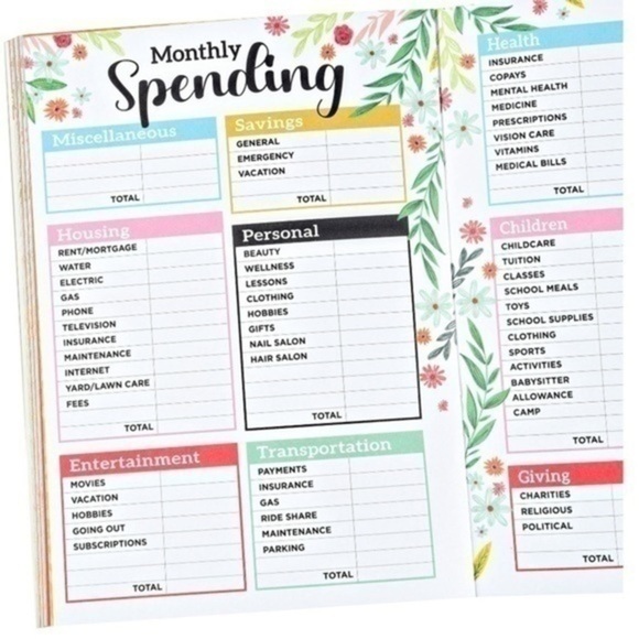2025 2026 Budget Planner Financial‎ Organizer Expense Tracker Monthly Yearly - Picture 4 of 12